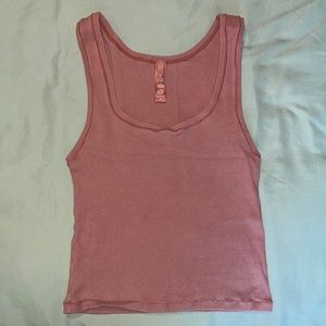 SKIMS Cotton Rib Tank - Rose Clay